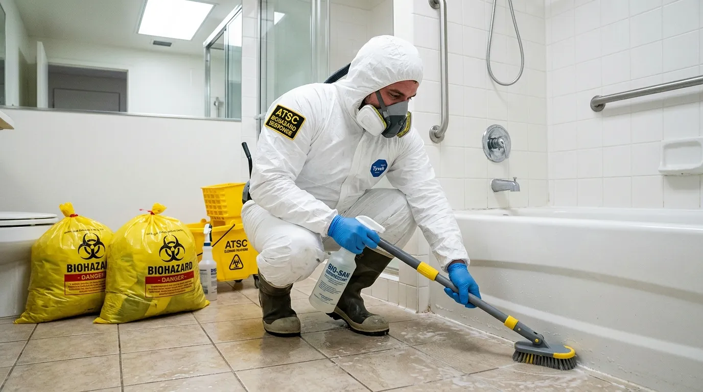 Decontamination equipment deployed for Blood Cleanup in Mustang